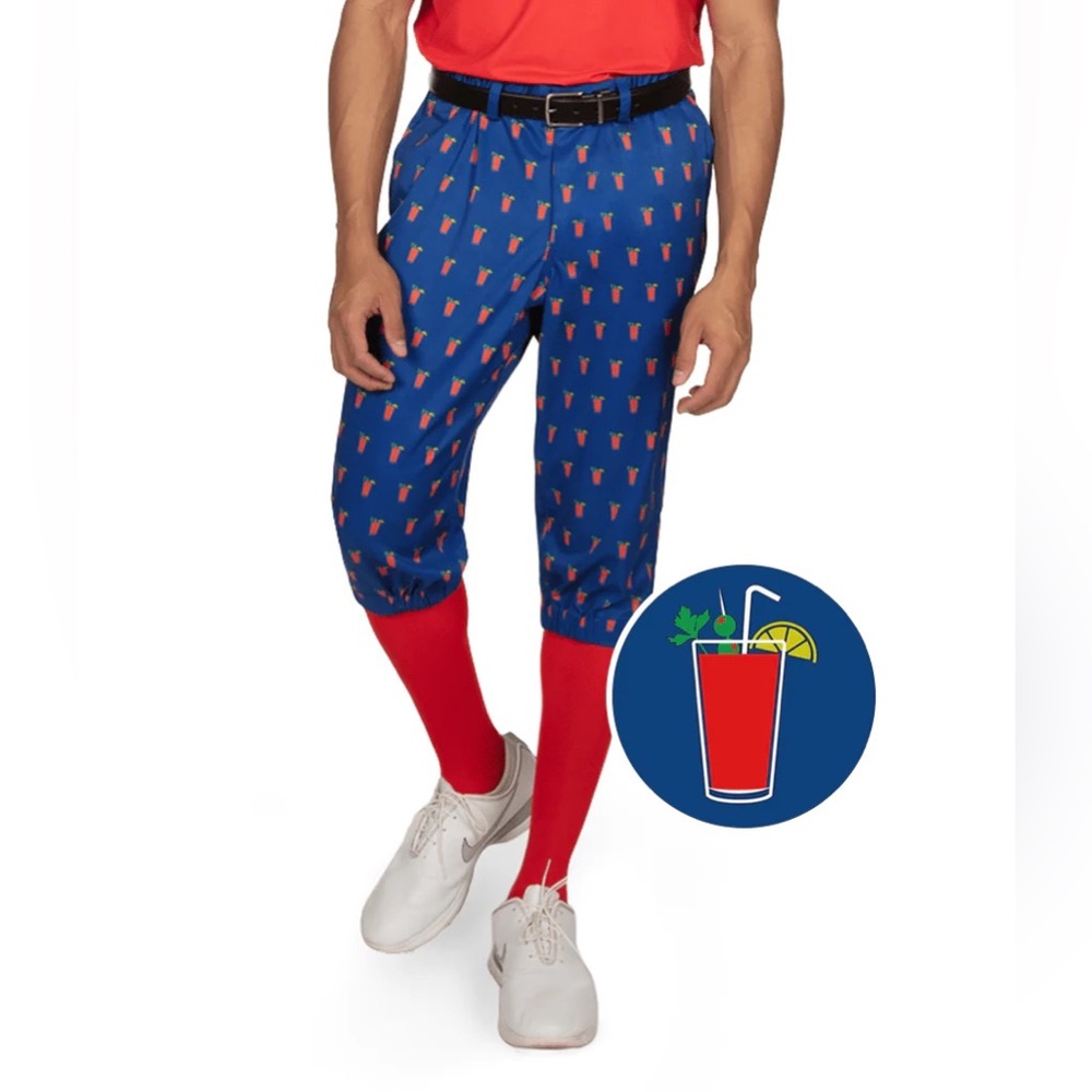 MEN'S BLOODY MARY GOLF KNICKERS size medium, Tipsy Elves, NWOT
